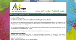 Desktop Screenshot of maler-allgoewer.de